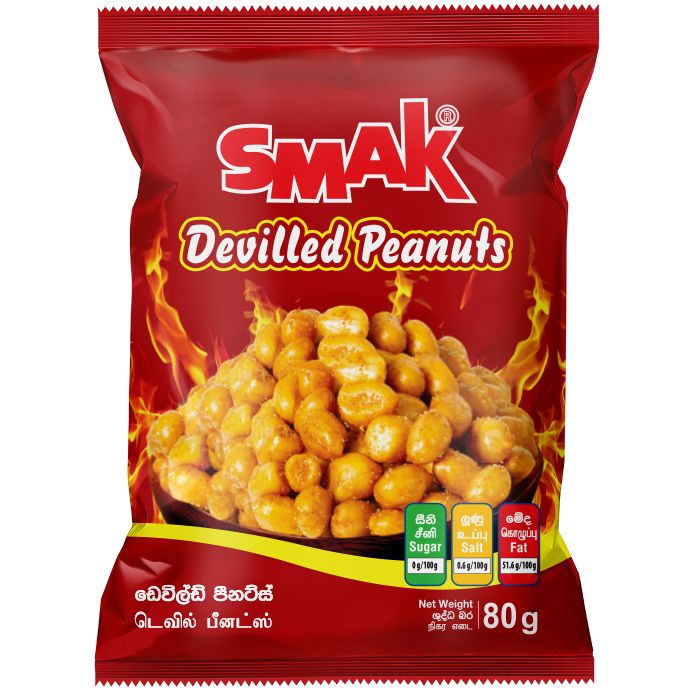 Smak Devilled Peanuts 80g