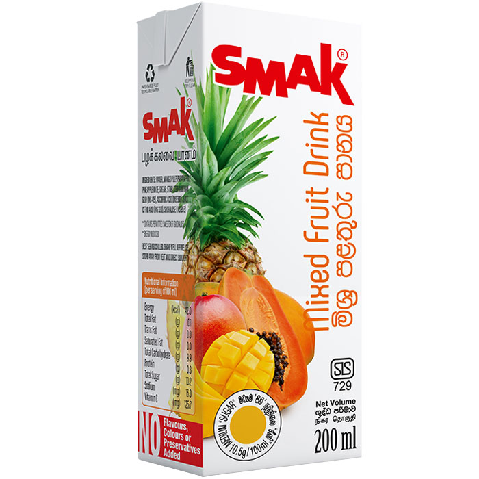 Smak Mixed Fruit Drink 200ml Tetrapack