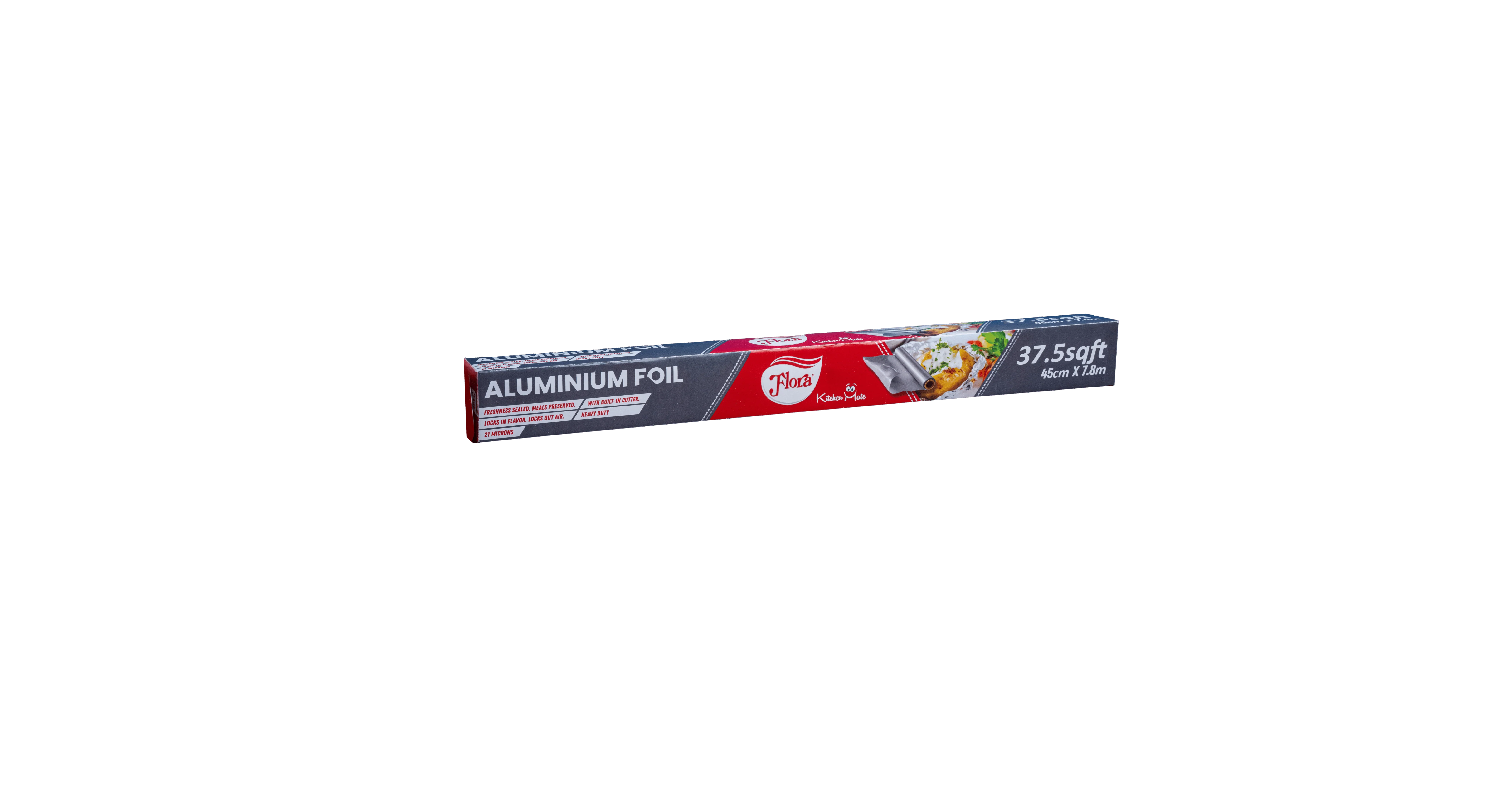 Flora Kitchen Mate Aluminum Foil (45cm X 7.8m) (37.5sqft)