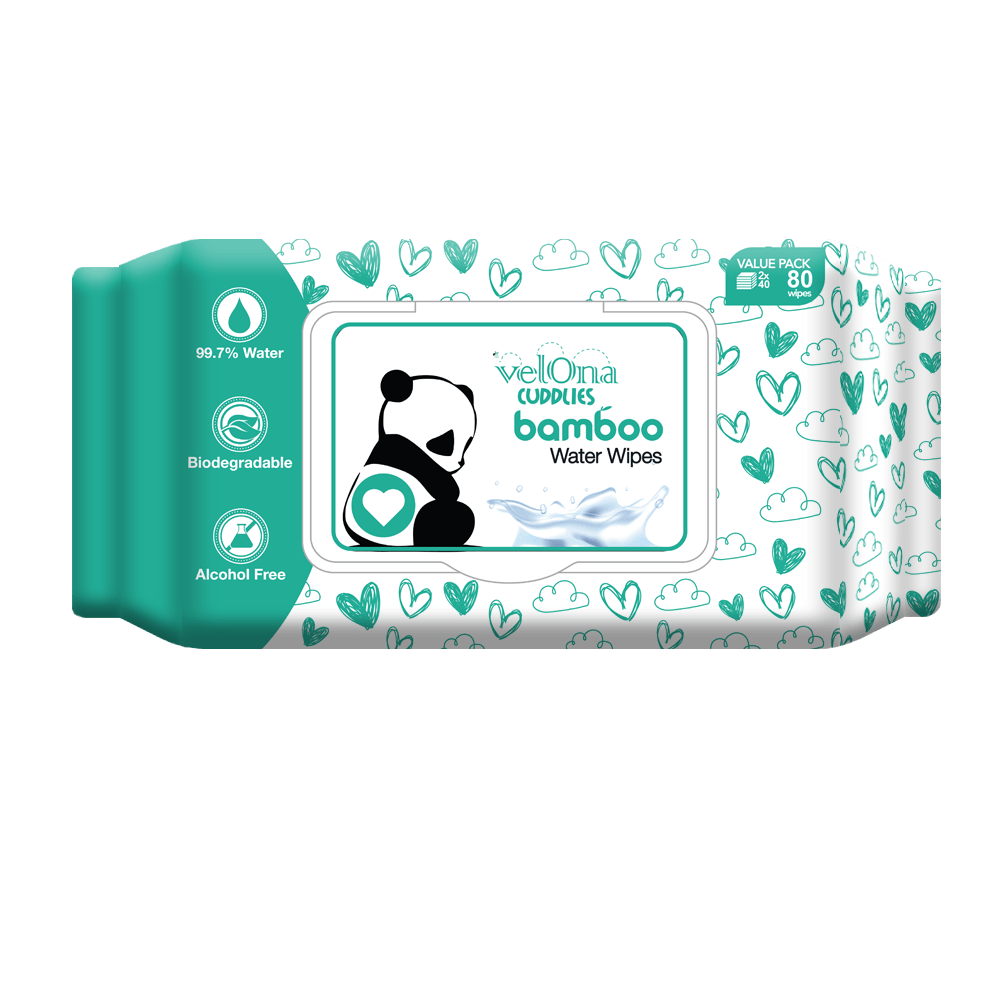 Velona Cuddles Bamboo Water Wipes